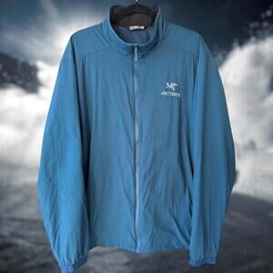 Arc'teryx Atom Jacket Blue Men's XL Lightweight Performance Fleece Blue Gorpcore